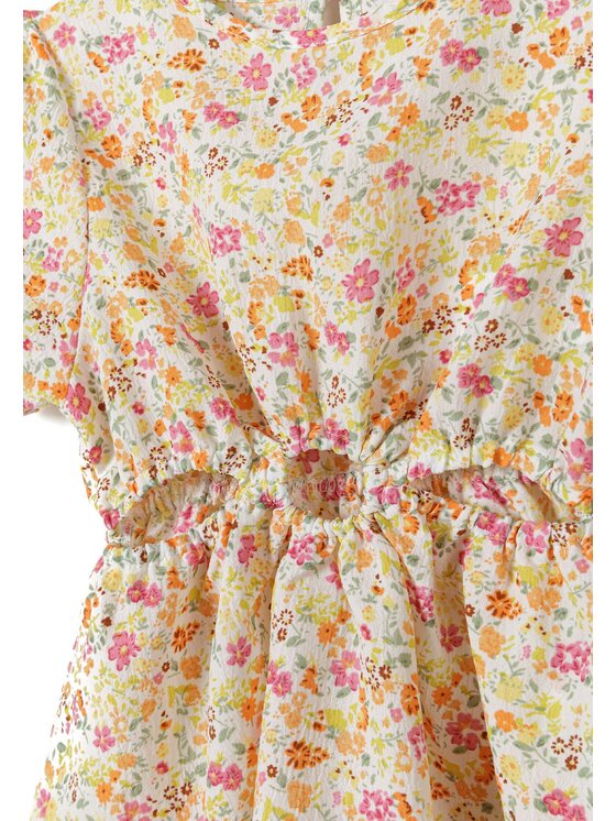 MINOTI MINOTI Sukienka codzienna 22dress50 Żółty Regular Fit