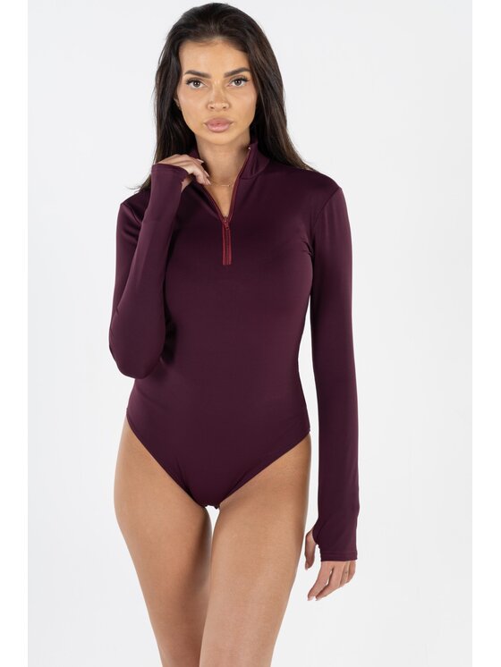 Agatha Studio Agatha Studio Body A26ZS-BO-K01 Bordowy Slim Fit