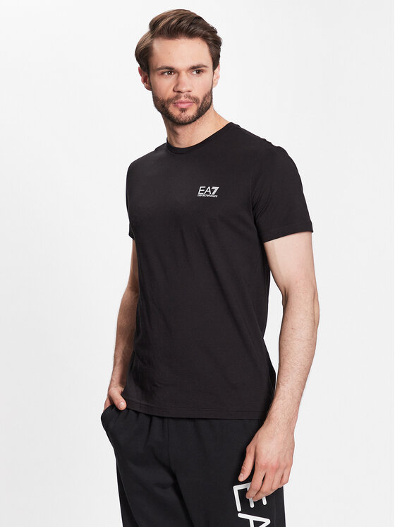 EA7 Emporio Armani EA7 Emporio Armani Marškinėliai 8NPT51 PJM9Z 1200 Juoda Regular Fit