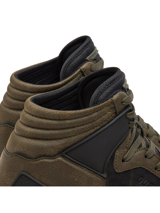 Guess Guess Sneakersy Sava Mid FMTSAM PEL12 Zielony