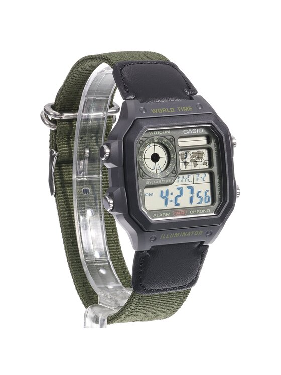 Casio Casio Zegarek AE-1200WHUB-3AVEF Szary