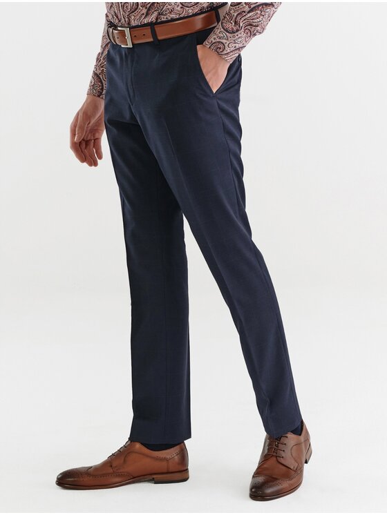 Pako Lorente Pako Lorente Garnitur P23SF-4G-012-G Granatowy Slim Fit