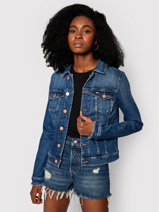 Tommy Jeans Džínsová bunda Vivianne 