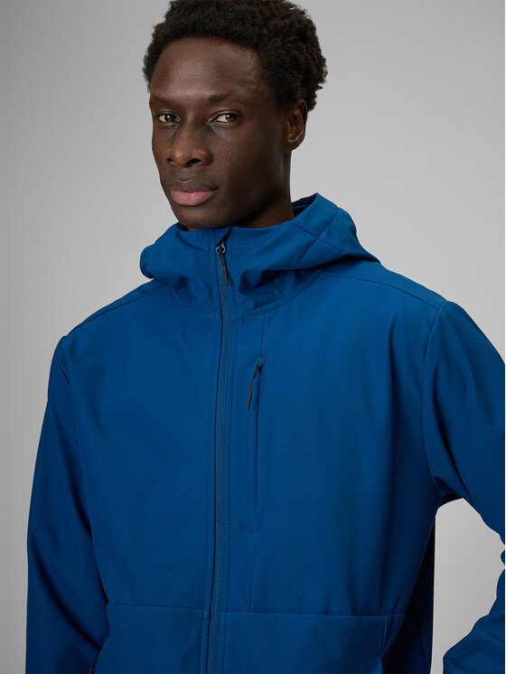 4F 4F Kurtka przejściowa CITY JACKETS Turkusowy Regular Fit