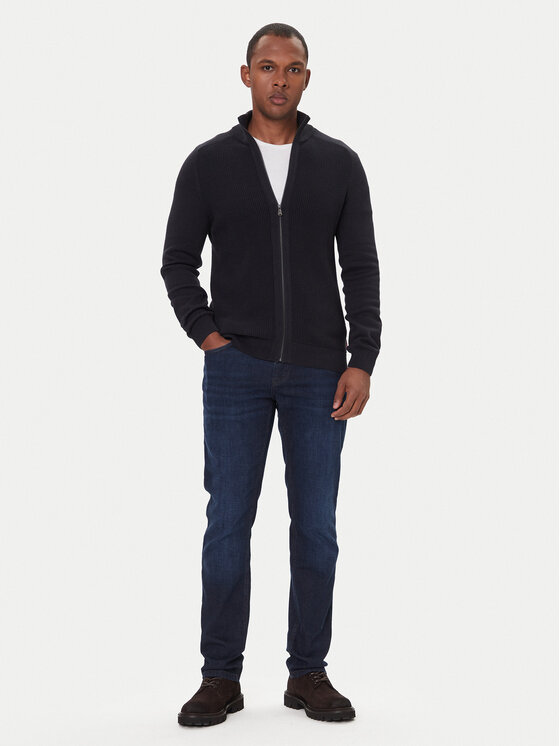 JOOP! Jeans JOOP! Jeans Kardiganas Olegor 30048178 Tamsiai mėlyna Modern Fit