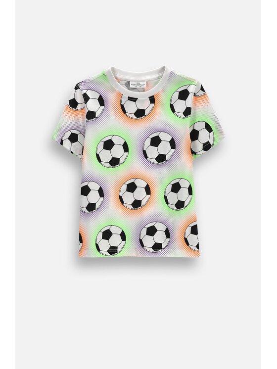 Coccodrillo Coccodrillo T-Shirt ZC6143202SBK-001 Biały Regular Fit