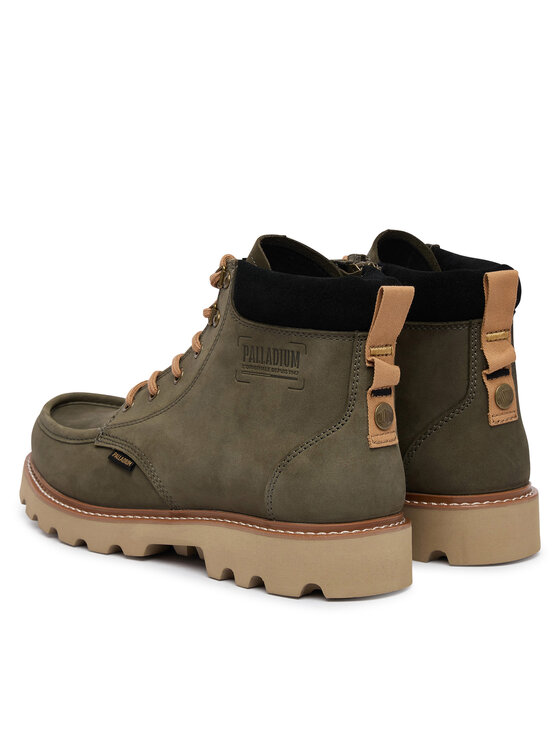 Palladium Palladium Trzewiki Trooperlite Grit Zip 04985-325-M Zielony ciemny