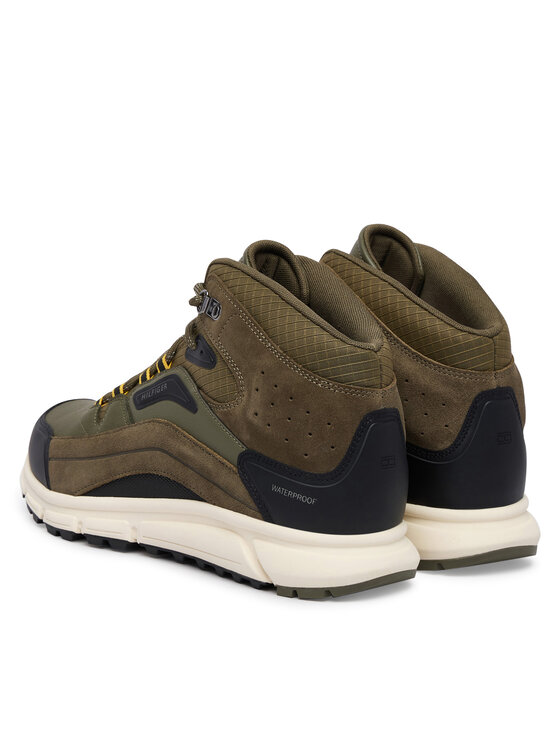 Tommy Hilfiger Tommy Hilfiger Sneakers Wp Mix Chukka Runner FM0FM06022 Kaki