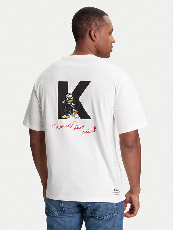 KARL LAGERFELD KARL LAGERFELD T-shirt 755098 553270 Bež Regular Fit