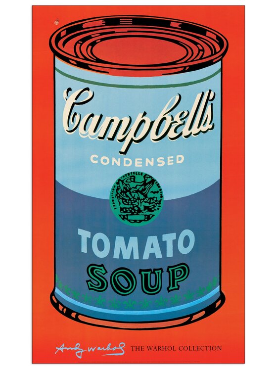 Artopweb Artopweb Dekoracja ścienna Campbell's Soup Can, 1965 Kolorowy