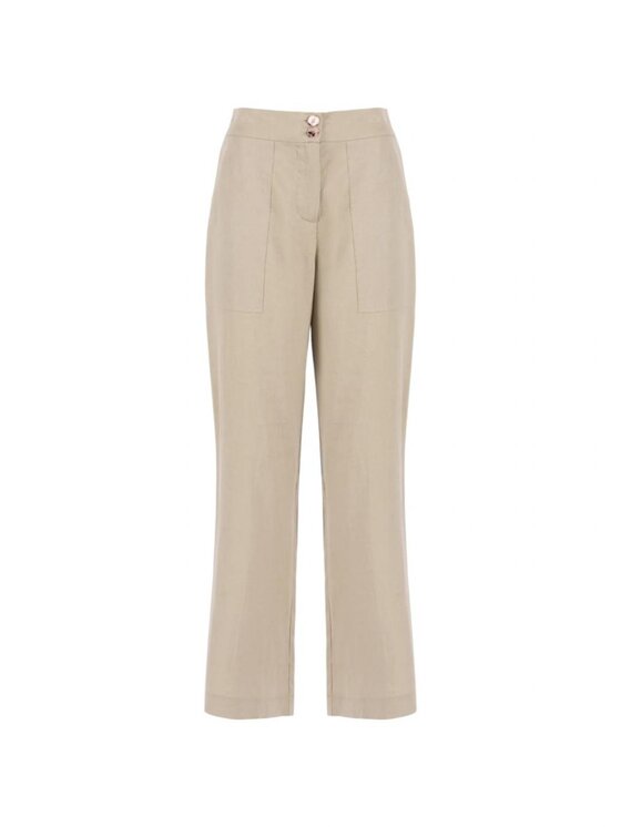 NENETTE NENETTE Chinosy egle Zielony Regular Fit