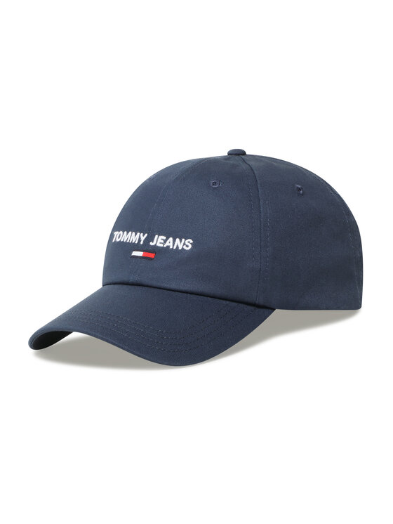 Tommy Jeans Cepure ar nagu Tjm Sport Cap AM0AM10394 Tumši zils