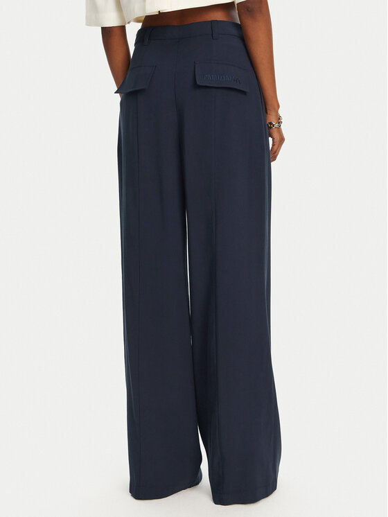 Patrizia Pepe Patrizia Pepe Pantaloni di tessuto 2P1670/A573-C789 Blu scuro Regular Fit