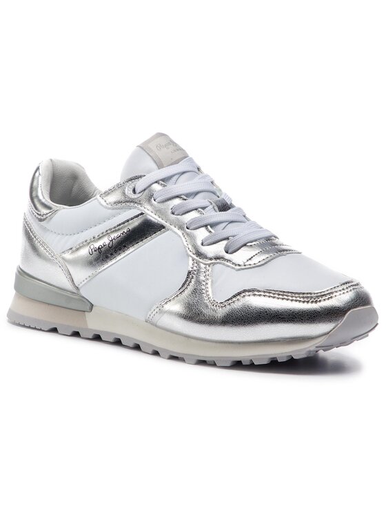 Pepe Jeans Pepe Jeans Sneakersy Verona W Greek PLS30873 Biela