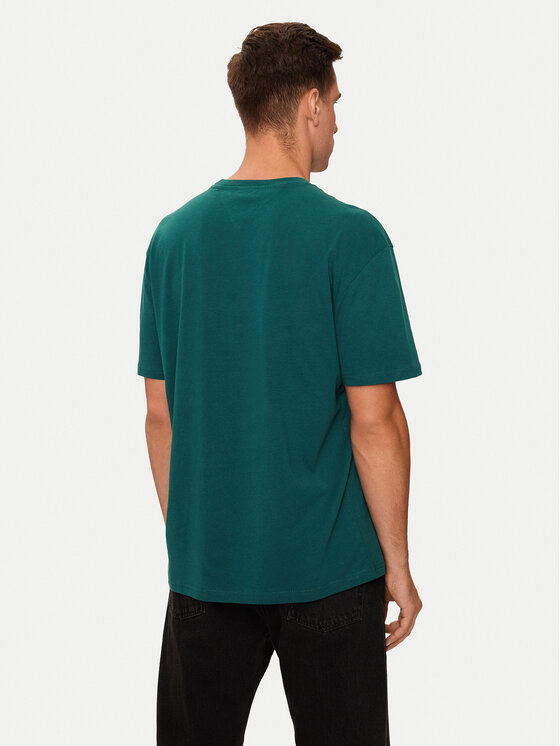 Tommy Jeans Tommy Jeans T-krekls DM0DM19694 Zaļš Regular Fit