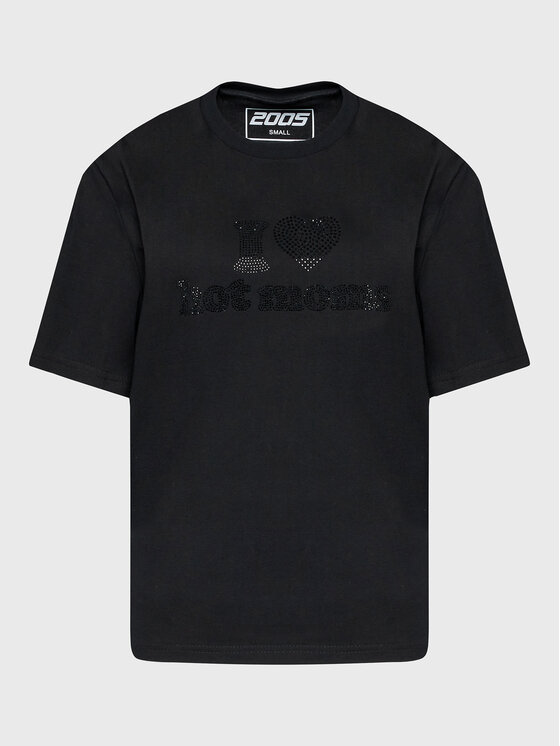 2005 2005 T-Shirt Unisex Hot Moms Černá Relaxed Fit