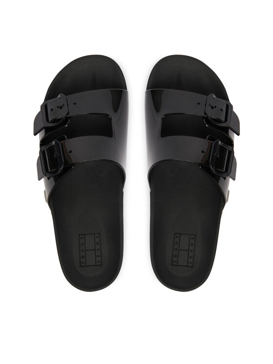 Tommy Jeans Tommy Jeans Natikači Tjw Comfort Jelly Slides EN0EN02974 Črna
