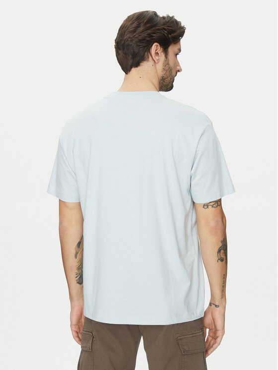 Guess Jeans Guess Jeans Тишърт M4YI44 K8FQ4 Син Oversize