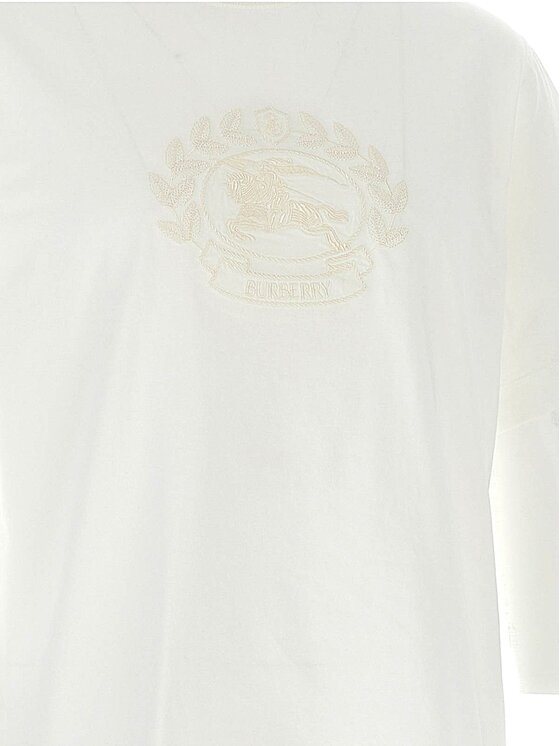 Burberry Burberry T-Shirt 8095105 Biały Regular Fit