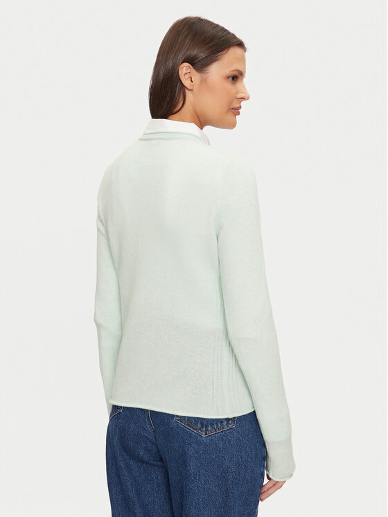 Tommy Hilfiger Tommy Hilfiger Sweater WW0WW44161 Zöld Regular Fit
