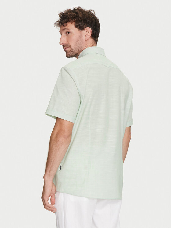 Bugatti Bugatti Camicia 9450 58330A Verde Regular Fit