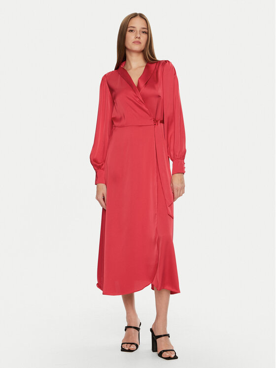 Vila Vila Coctailkleid Ravenna 14093784 Rot Regular Fit