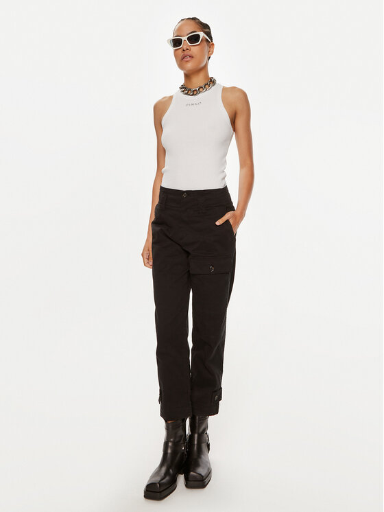 PINKO Pinko Τοπ Distinto 100822 A22X Λευκό Regular Fit