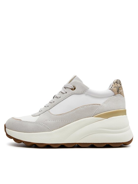 Geox Geox Sneakersy D Spherica Ec13 D45WAA 022FU C1209 Bílá