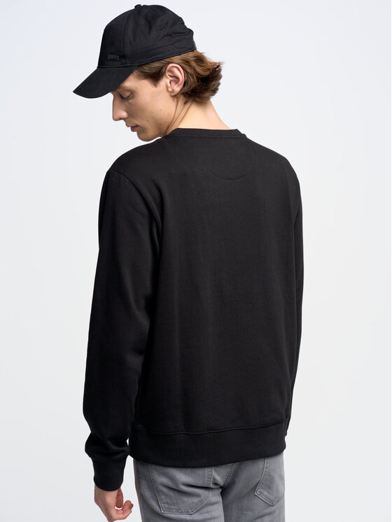 BIG STAR BIG STAR Bluza ecodort_906 Czarny Basic Fit