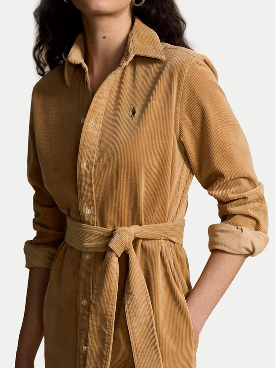 Polo Ralph Lauren Polo Ralph Lauren Haljina košulja 211941474003 Bež Regular Fit