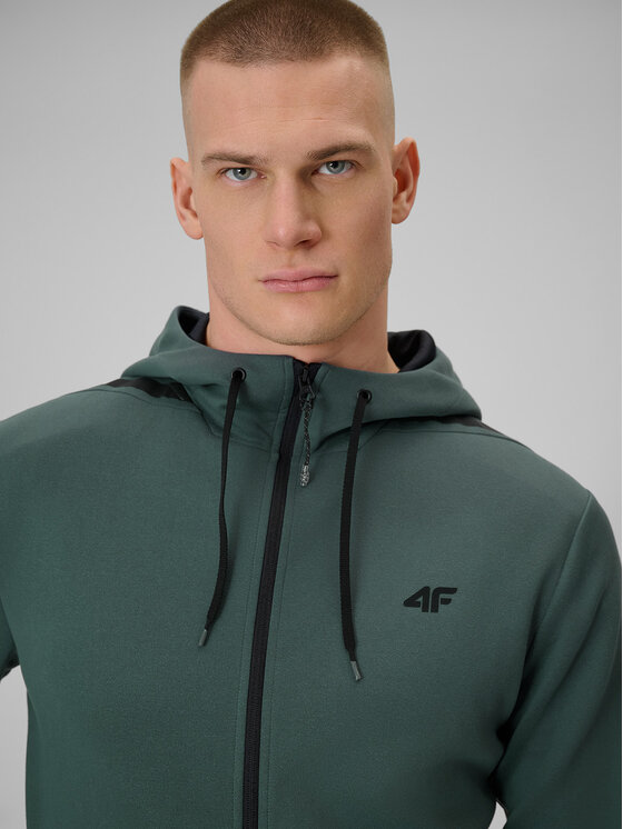 4F 4F Bluza techniczna VICTORY PACK Szary ciemny Regular Fit