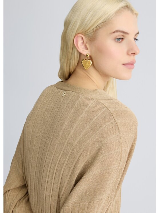 Liu Jo Liu Jo Cardigan WA5060MS64JA4342 Beige Regular Fit