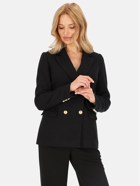 L’AF L’AF Marynarka Dakota Czarny Regular Fit