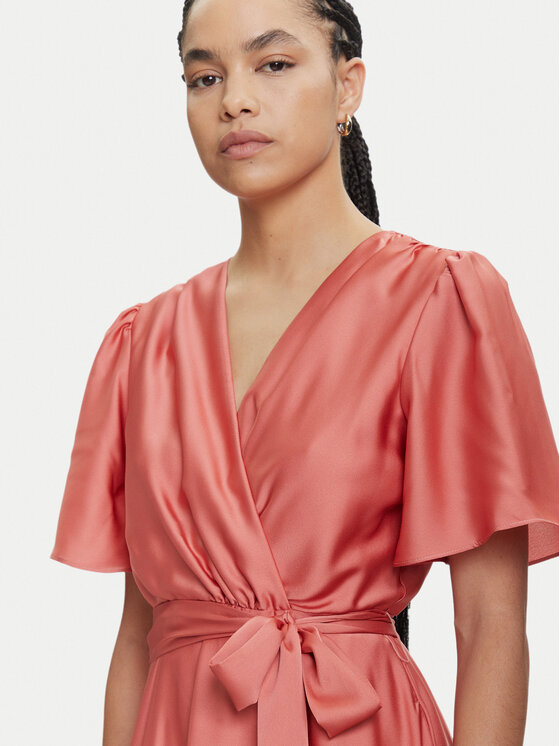 Swing Swing Coctailkleid 5AJ04000 Orange Regular Fit