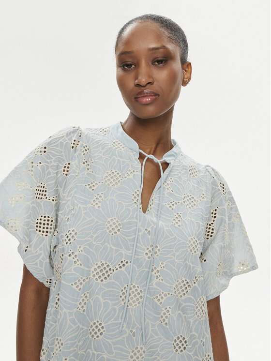 Bruuns Bazaar Bruuns Bazaar Sukienka letnia Julia BBW3948 Niebieski Relaxed Fit
