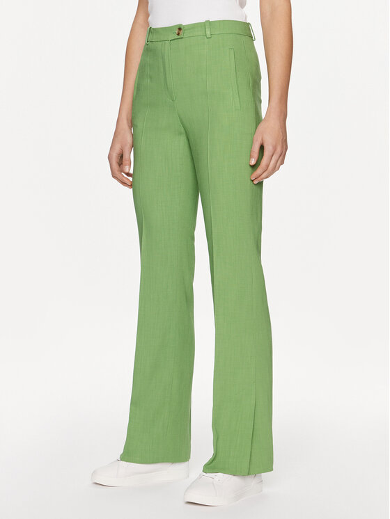 BOSS Boss Hlače iz tkanine Terela 50511972 Zelena Slim Fit