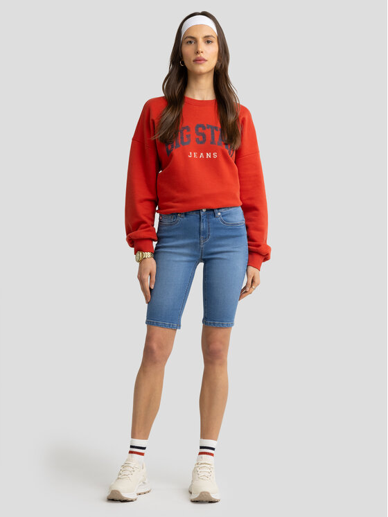 BIG STAR BIG STAR Bermudy SHIRA Niebieski Skinny Fit