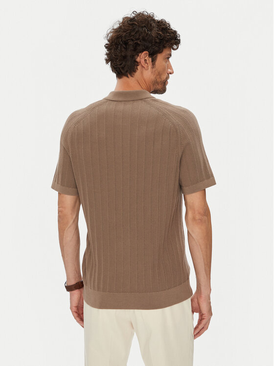 Michael Kors Michael Kors Polo majica CT560GT469 Rjava Regular Fit