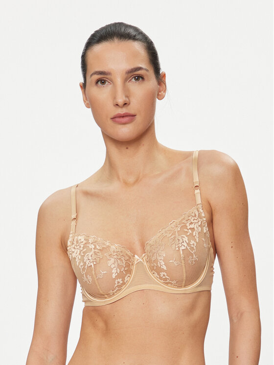 Guess Guess Бюстгальтер з підкладкою Giselle O4RC00 KC190 Бежевий