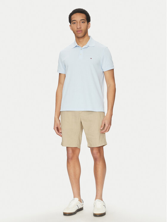 Tommy Hilfiger Tommy Hilfiger Шорти от плат Harlem MW0MW37804 Бежов Regular Fit