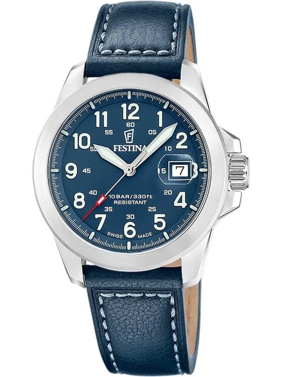 Festina Festina Zegarek F20081-2 Srebrny