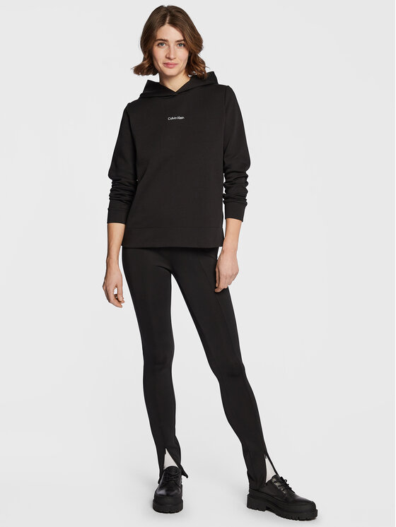 Calvin Klein Calvin Klein Світшот Micro Logo K20K205452 Чорний Regular Fit