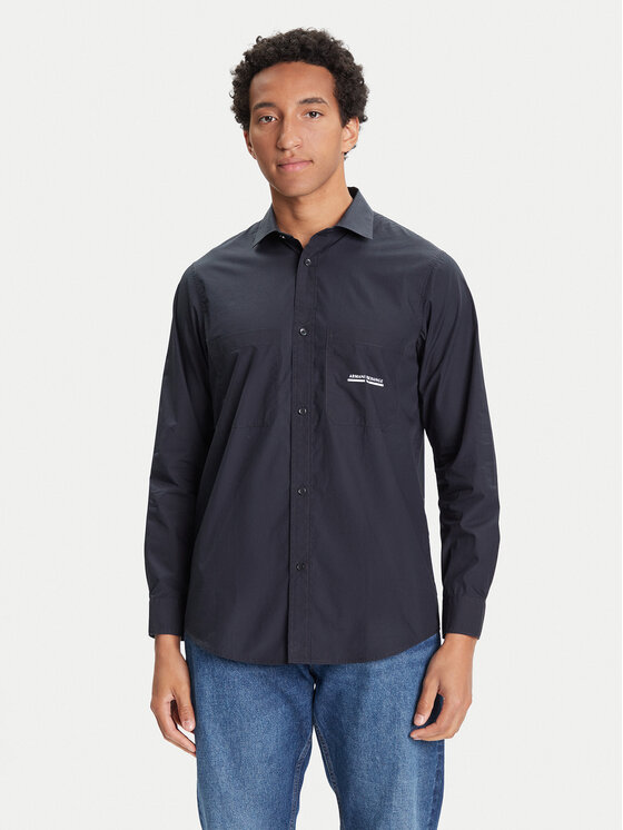 Armani Exchange Armani Exchange Camicia XM000959 AF12994 UB101 Blu scuro Regular Fit