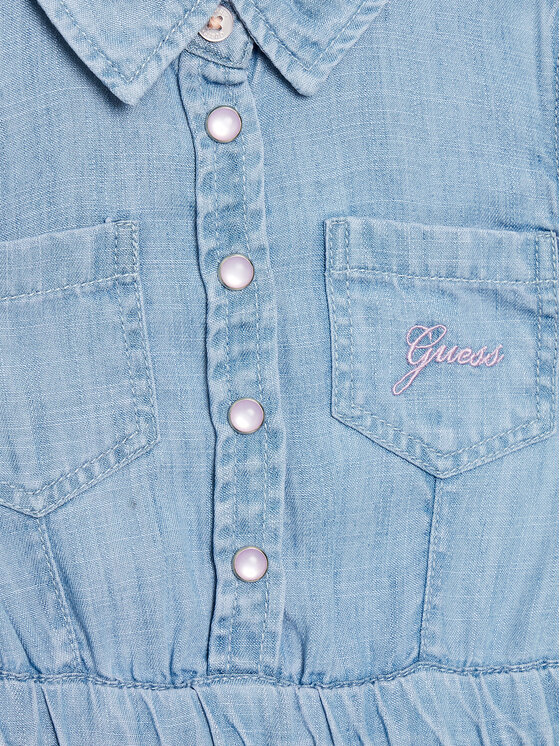 Guess Guess Повсякденна сукня K3RK18 D3X30 Голубий Regular Fit