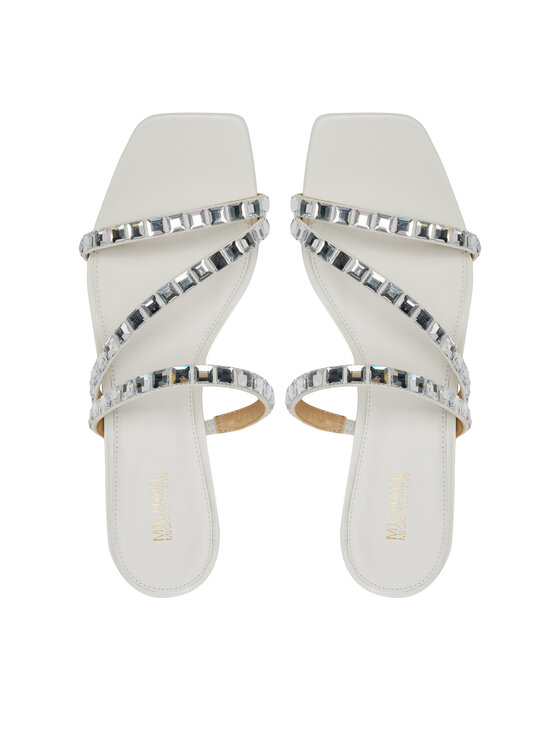 MICHAEL Michael Kors MICHAEL Michael Kors Шльопанці Celia Kitten Slide 40R4CIMS1S Срібний