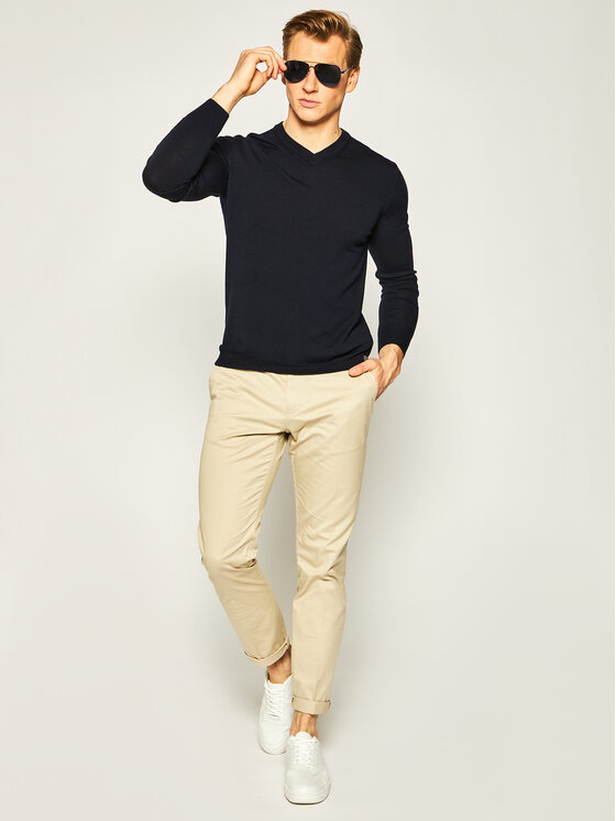 EA7 Emporio Armani EA7 Emporio Armani Svetr 8NPMZ7 PM62Z 1578 Tmavomodrá Regular Fit