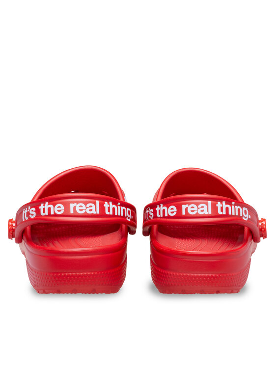 Crocs Crocs Klapki Classic Clog Coca-Cola 212129 Czerwony