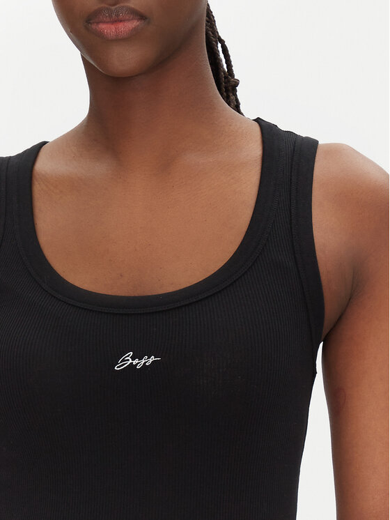 BOSS BOSS Top C_Ematite 50547548 Czarny Slim Fit