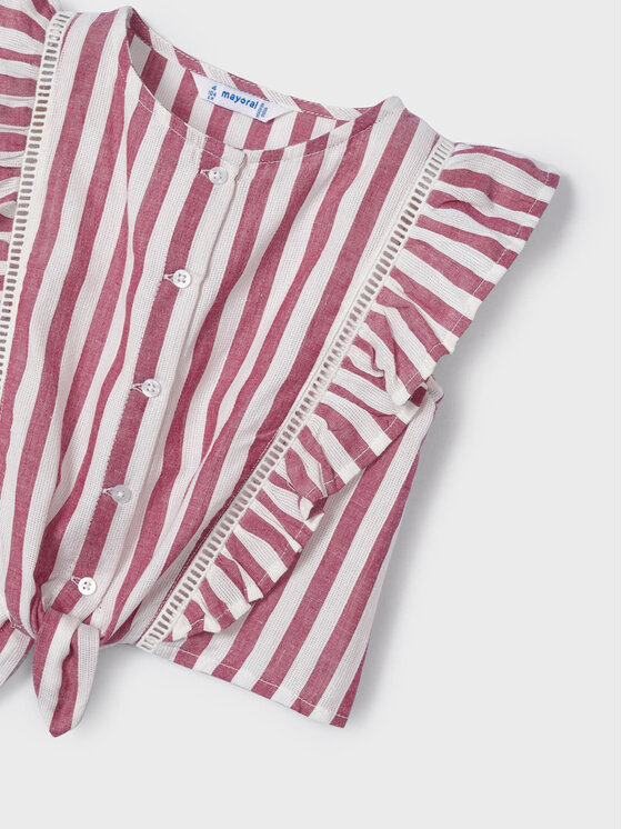 Mayoral Mayoral Bluza 3143 Bordo rdeča