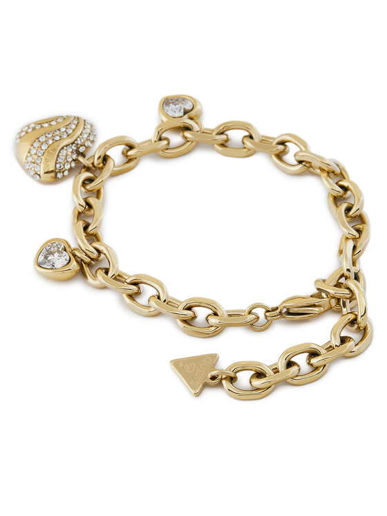 Guess Guess Schmuckset Armband und Ohrringe JUBS04 691JW Goldfarben